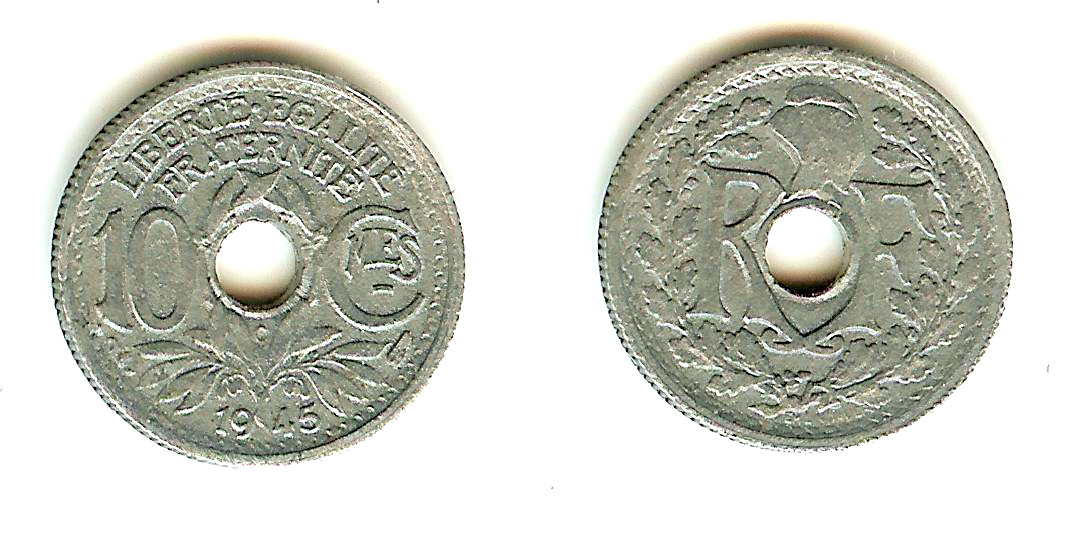 10 Centimes Lindauer 1945C VF